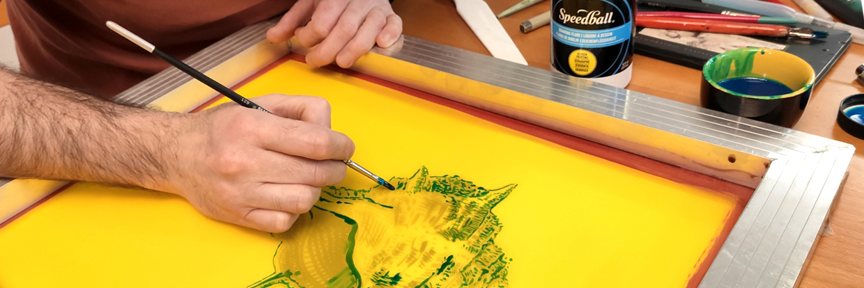 direct drawing screen printing tutorial