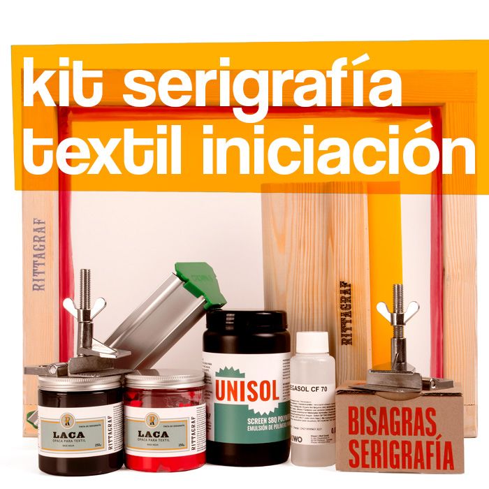 Kit de Iniciación Serigrafía Textil - Rittagraf