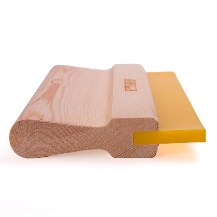 2 Squeegee Per Serigrafia In Legno - Doppio Set Con Lame In Gomma 75 Durometro (9,4 E 5,9 Pollici) - Foto 5