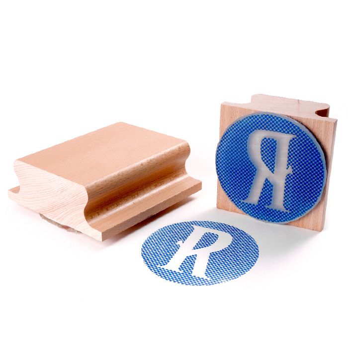 1 Piece Square Ink Pad Stamp Pad Stamp Ink Wood Rubber Stamp