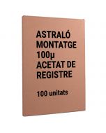 Astraló de Muntatge – Acetat de Registre per a Serigrafia – Caixa 100 Fulls