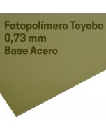 Fotopolímero Toyobo 0,73 mm Base Acero
