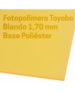 Fotopolímero Toyobo Blando 1,70 mm Base Poliéster