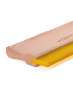 squeegee for fabric screen printing with wooden handle, square soft blade