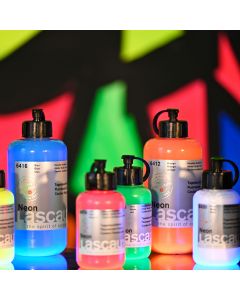 Acrílico Fluorescente y Neón Lascaux 85 ml para Serigrafía – Reactivo a Luz UV