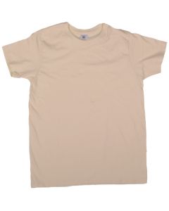 camiseta de algodón natural parte delantera