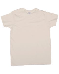 camiseta de algodón natural parte delantera