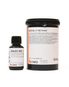 Emulsión de dos componentes Kiwo Azocol 135 Violet