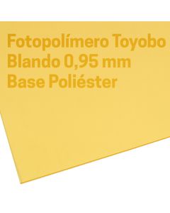Fotopolímero Toyobo Blando 0,95 mm Base Poliéster