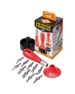 Lino Cutting Baren Kit - 10 Cutters