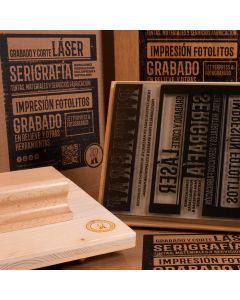 segell gegant per a marcar caixes, bosses de paper, fusta i ores superfícies