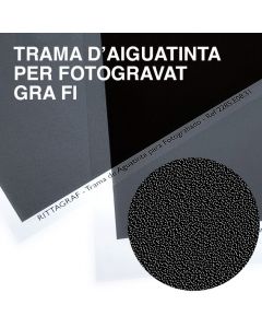 Trama d'Aiguatinta per Fotogravat, gra fi