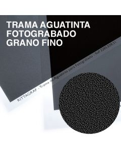 trama de aguatinta para fotograbado, grano fino
