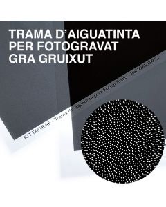 trama aiguatinta per fotogravat gra gruixut