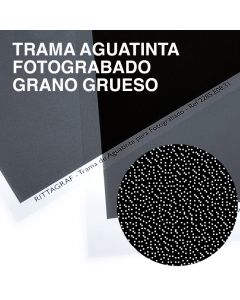 trama de aguatinta para fotograbado de grano grueso