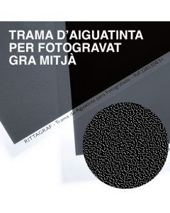 trama aiguatinta per fotogravat gra mitjà